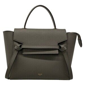 Celine Belt Bag Micro Gray Grained #342373C15B